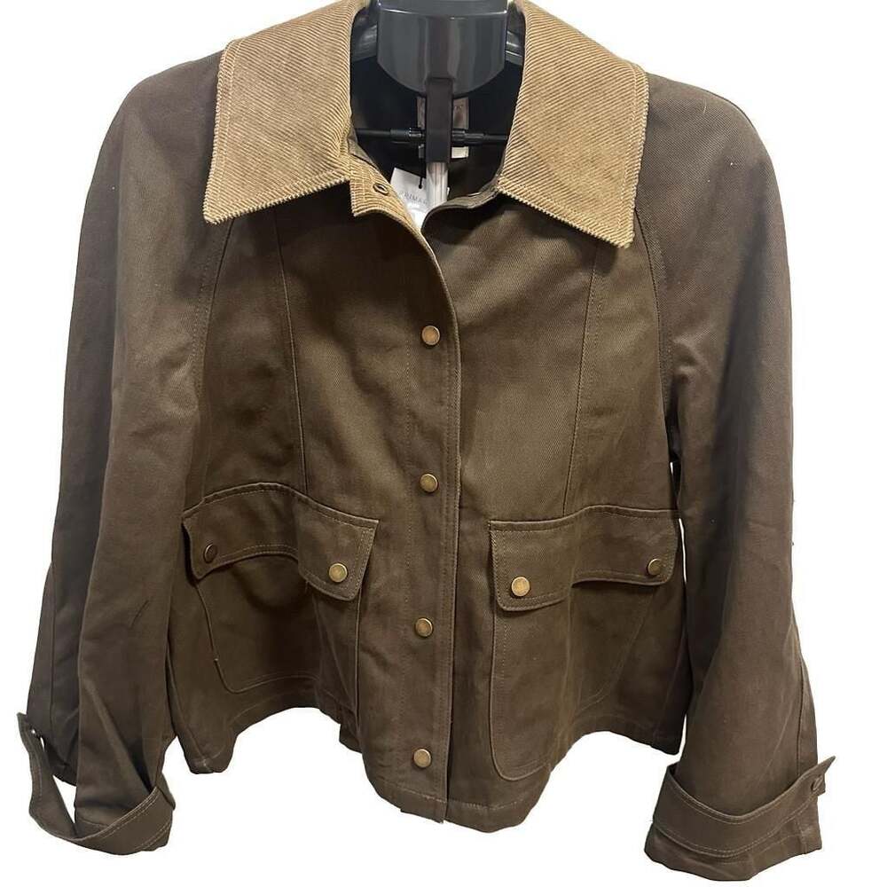Women's Olive A-Line Barn Jacket